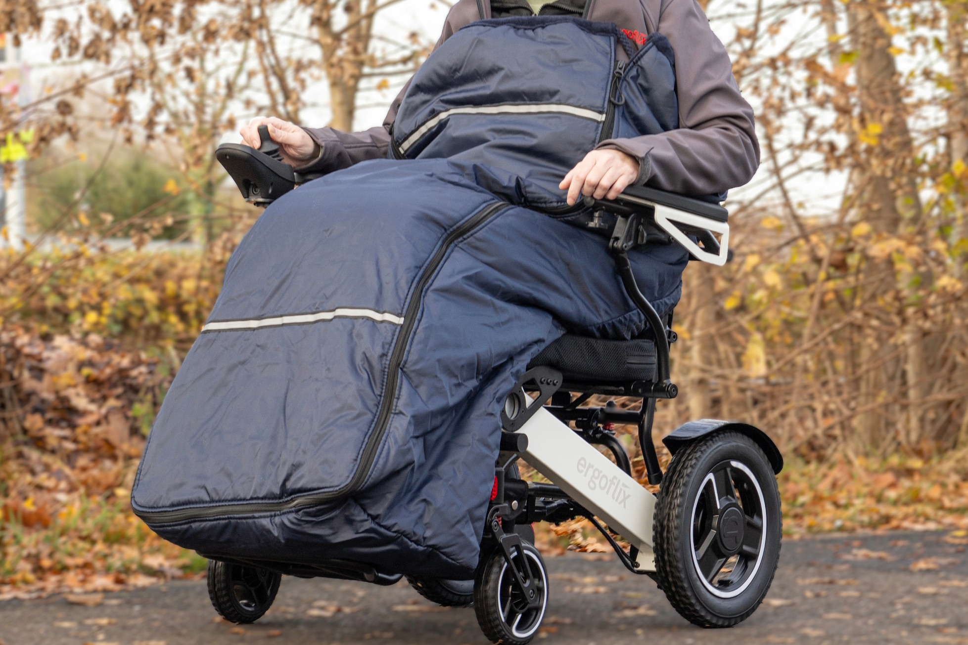 couverture thermique Rolko fauteuil roulant électrique confort hiver ergoflix