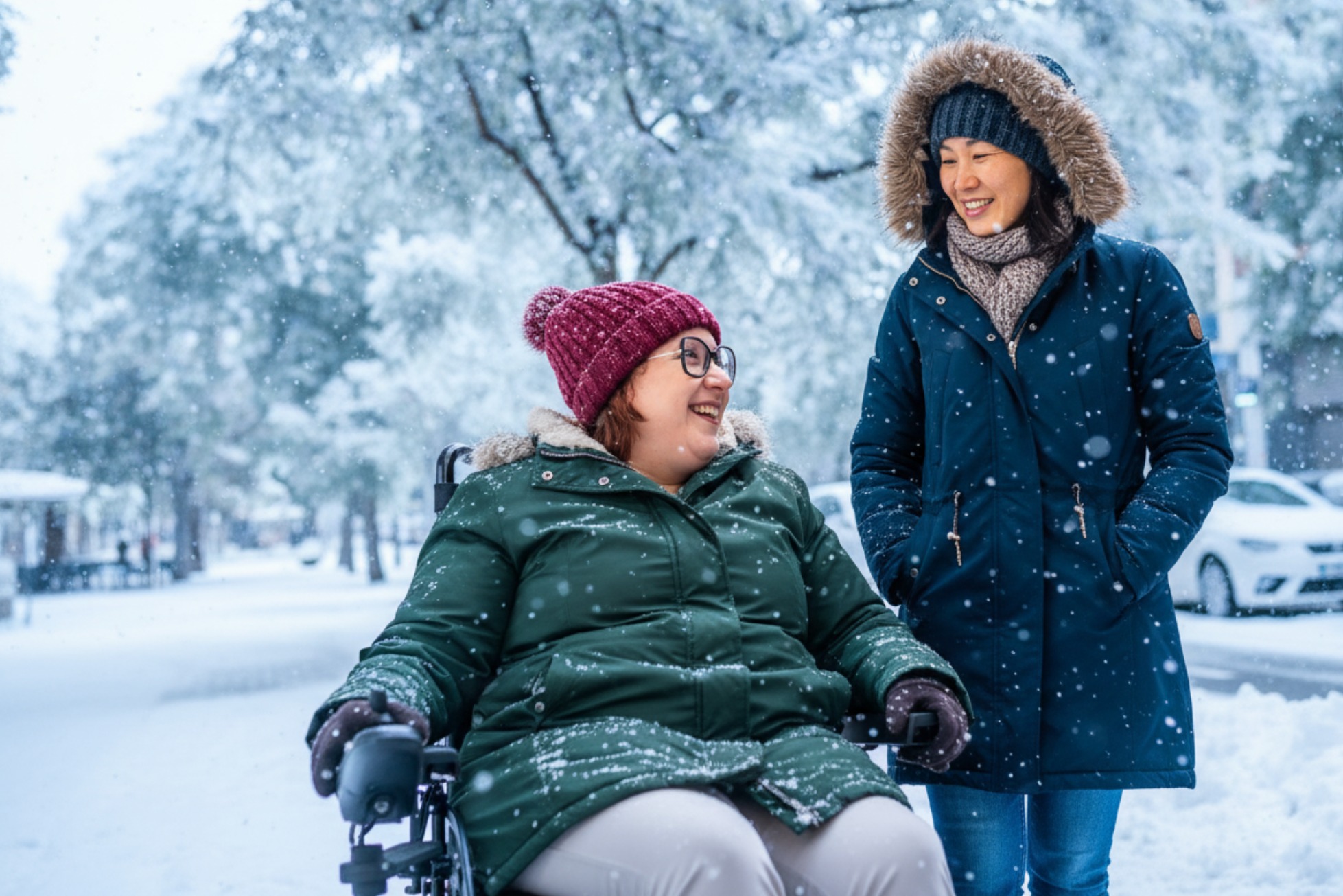 Sclérose en plaques et hiver fauteuil roulant électrique fatigue énergie ergoflix